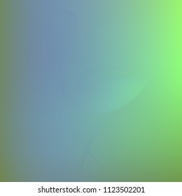 Original gradient background in green and yellow tones. Amazing gradient texture with flamingo. Eco-oriented gradient wallpaper.