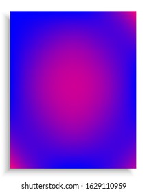 Original gradient mesh background. Cool backdrop with smooth and soft shadow. Vector illustration theme. Blue modern abstract design for mobile app and user interface.