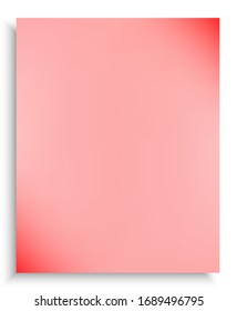 Original gradient mesh background. Minimal backdrop with smooth and soft shadow. Vector illustration texture.  Pink trendy and easy editable colored banner template.