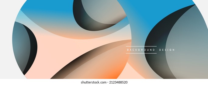 Original graphic wallpaper. Essential complex background. Movement concept composition vector illustration for wallpaper banner background or landing page