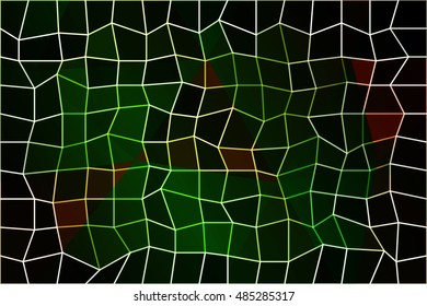 original green polygonal background. square, triangle. vector illustration. for design