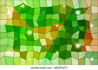 original green polygonal background. square, triangle. vector illustration. for design