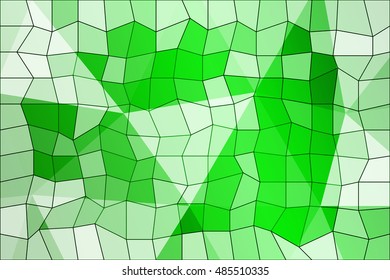original green polygonal background. square, triangle. vector illustration. for design