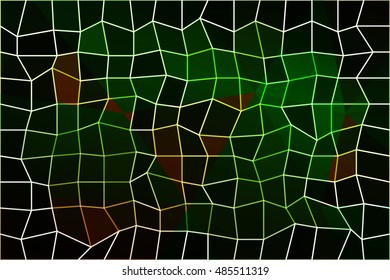 original green polygonal background. square, triangle. vector illustration. for design