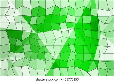 original green polygonal background. square, triangle. vector illustration. for design