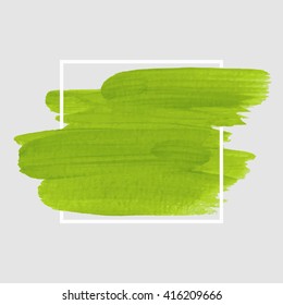 Original grunge abstract background brush paint texture design acrylic stroke poster vector. Original rough paper hand painted vector. Perfect design for headline, logo and banner. 