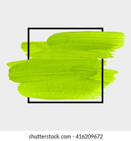Original grunge abstract background brush paint texture design acrylic stroke poster vector. Original rough paper hand painted vector. Perfect design for headline, logo and banner. 