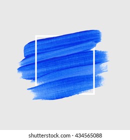 Original grunge abstract background brush paint texture design acrylic stroke poster illustration vector. Original rough paper hand painted vector. Perfect design for headline, logo and sale banner. 