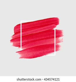 Original grunge abstract background brush paint texture design acrylic stroke poster illustration vector. Original rough paper hand painted vector. Perfect design for headline, logo and sale banner. 
