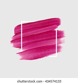 Original grunge abstract background brush paint texture design acrylic stroke poster illustration vector. Original rough paper hand painted vector. Perfect design for headline, logo and sale banner. 