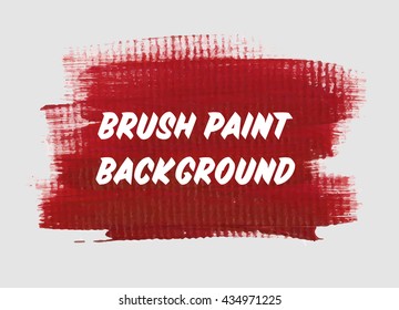 Original grunge abstract background brush paint texture design acrylic stroke poster illustration vector. Original rough paper hand painted vector. Perfect design for headline, logo and sale banner. 