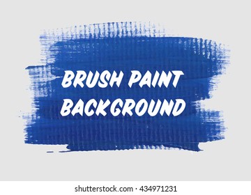 Original grunge abstract background brush paint texture design acrylic stroke poster illustration vector. Original rough paper hand painted vector. Perfect design for headline, logo and sale banner. 