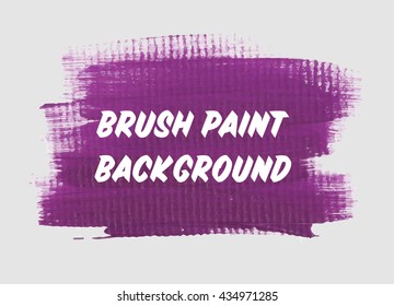 Original grunge abstract background brush paint texture design acrylic stroke poster illustration vector. Original rough paper hand painted vector. Perfect design for headline, logo and sale banner. 