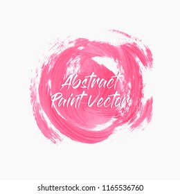 Original grunge brush art paint abstract texture background design acrylic stroke poster vector illustration. Perfect watercolor design for headline, logo and banner.