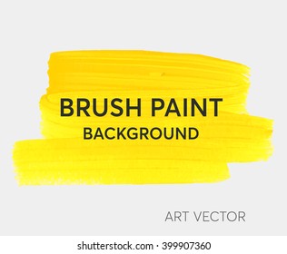 Original grunge brush art paint texture background design acrylic stroke poster vector illustration. Perfect watercolor design for headline, logo and banner.