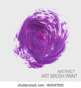 Original grunge brush art paint abstract texture background design acrylic stroke poster vector illustration. Perfect watercolor design for headline, logo and banner.