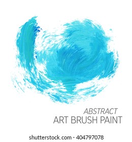 Original grunge brush art paint abstract texture background design acrylic stroke poster vector illustration. Perfect watercolor design for headline, logo and banner.
