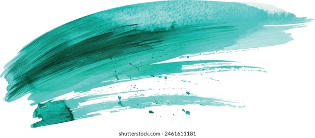 Original grunge brush paint texture design acrylic stroke poster vector. Original rough paper hand painted vector. Perfect design for headline, logo and banner.