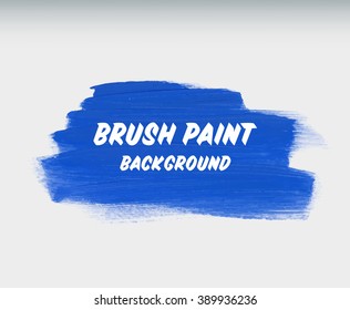 Original grunge brush paint texture design acrylic stroke poster vector. Original rough paper hand painted vector. Perfect design for headline, logo and banner. 