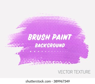 Original grunge brush paint texture design acrylic stroke poster vector. Original rough paper hand painted vector. Perfect design for headline, logo and banner. 