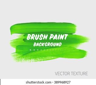 Original grunge brush paint texture design acrylic stroke poster vector. Original rough paper hand painted vector. Perfect design for headline, logo and banner. 