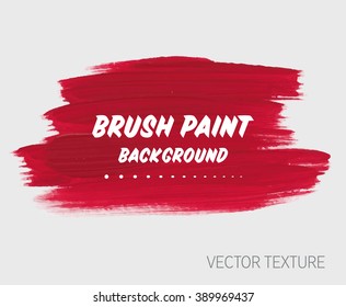 Diseño original de textura de pintura de brocha acrílica vector de afiche de trazo acrílico. Vector pintado a mano de papel duro original. Diseño perfecto para titulares, logotipos y banners. 
