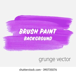 Original grunge brush paint texture design acrylic stroke poster vector. Original rough paper hand painted vector. Perfect design for headline, logo and banner.