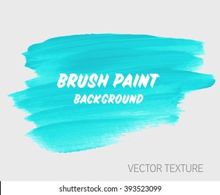 Original grunge brush paint texture  background design acrylic stroke poster vector illustration. Original rough paper hand watercolor painted vector. Perfect design for headline, logo and banner.