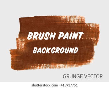 Original grunge dirty background brush paint texture design acrylic stroke poster vector. Original rough paper hand painted vector. Perfect design for headline, logo and banner. 