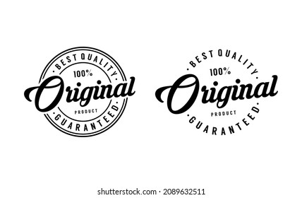 Original hand written lettering logo for label, badge. Apparel fashion design