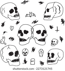 Original Handmade Tattoo Vector Artwork.Handcrafted Tattoo Vector Graphics
