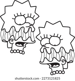 Original Handmade Tattoo Vector Artwork.Handcrafted Tattoo Vector Graphics
