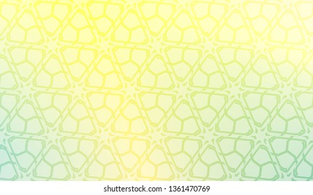 Original interior background in geometric style. Curved line. Vector illustration. Gradient color.
