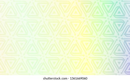 Original interior background in geometric style. Curved line. Vector illustration. Gradient color.