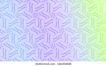 Original interior background in geometric style. Curved line. Vector illustration. Gradient color.