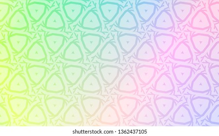 Original interior background in geometric style. Curved line. Vector illustration. Gradient color.