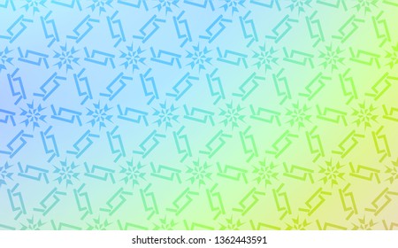Original interior background in geometric style. Curved line. Vector illustration. Gradient color.