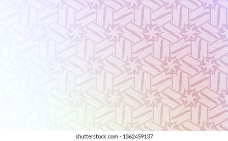 Original interior background in geometric style. Curved line. Vector illustration. Gradient color.