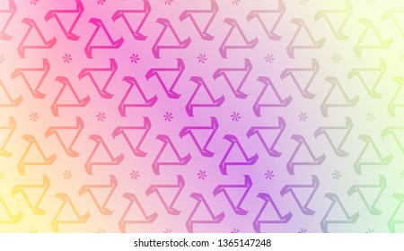 Original interior background in geometric style. Curved line. Vector illustration. Gradient color.
