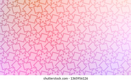 Original interior background in geometric style. Curved line. Vector illustration. Gradient color.