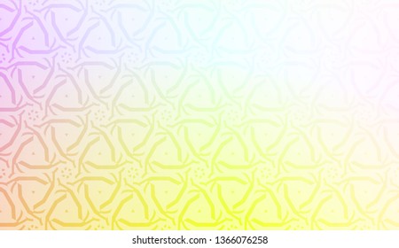 Original interior background in geometric style. Curved line. Vector illustration. Gradient color.