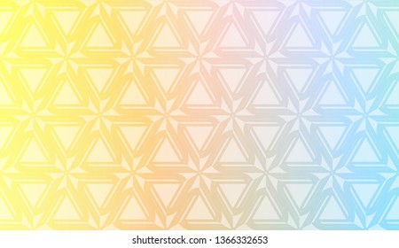 Original interior background in geometric style. Curved line. Vector illustration. Gradient color.