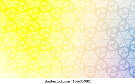 Original interior background in geometric style. Curved line. Vector illustration. Gradient color.