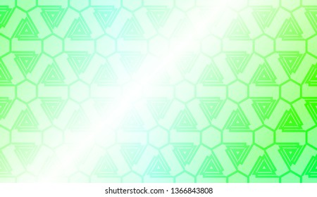 Original interior background in geometric style. Curved line. Vector illustration. Gradient color.