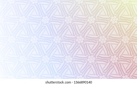 Original interior background in geometric style. Curved line. Vector illustration. Gradient color.
