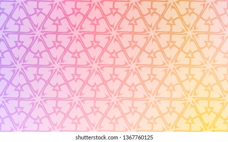 Original interior background in geometric style. Curved line. Vector illustration. Gradient color.
