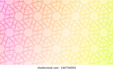 Original interior background in geometric style. Curved line. Vector illustration. Gradient color.
