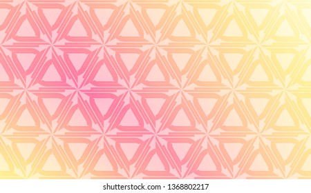 Original interior background in geometric style. Curved line. Vector illustration. Gradient color.