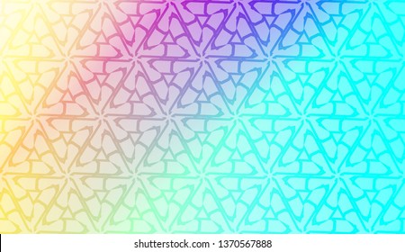 Original interior background in geometric style. Curved line. Vector illustration. Gradient color.