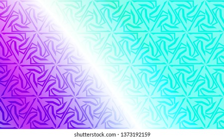 Original interior background in geometric style. Curved line. Vector illustration. Gradient color.